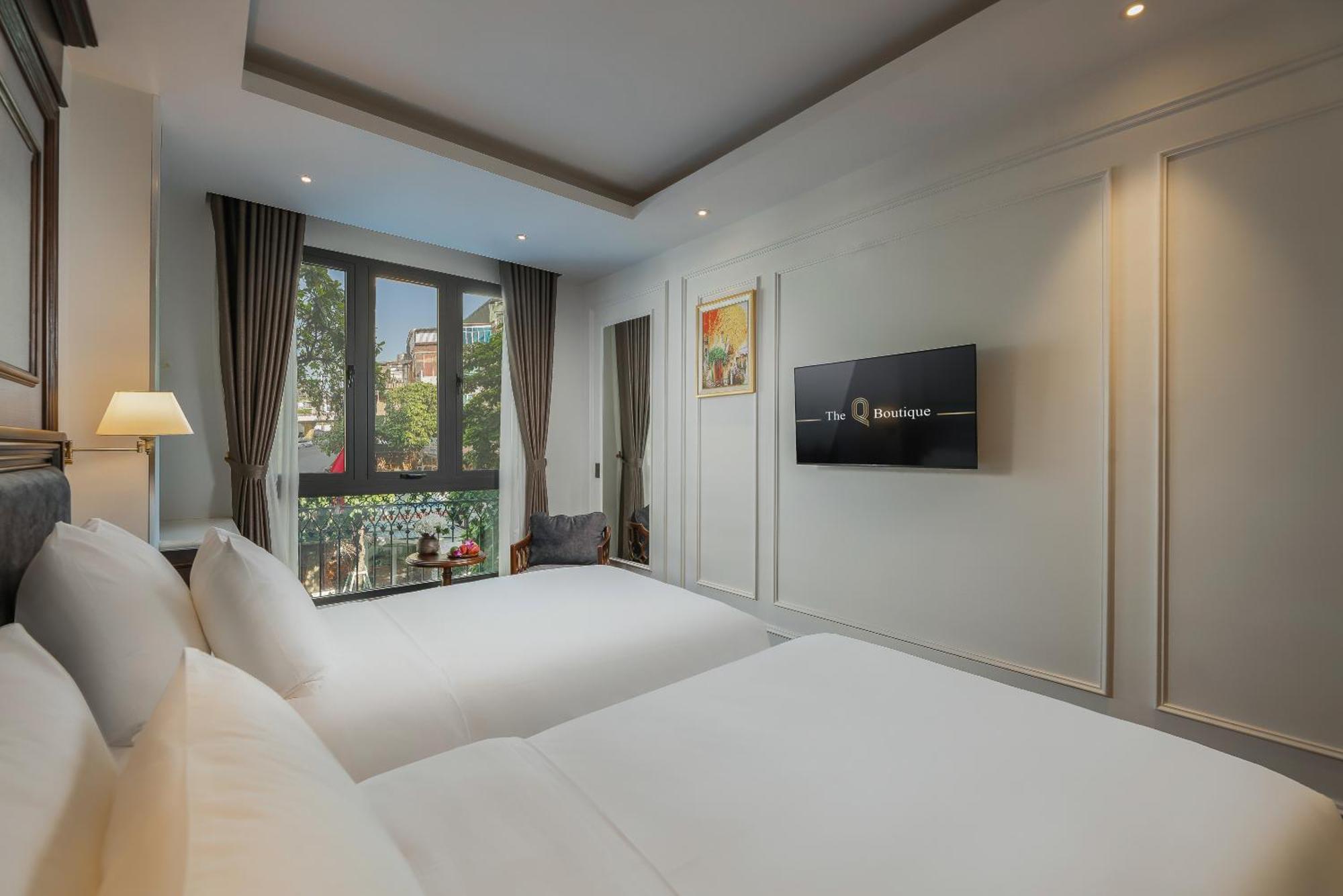 The Q Boutique Hotel Hanoi Exteriör bild