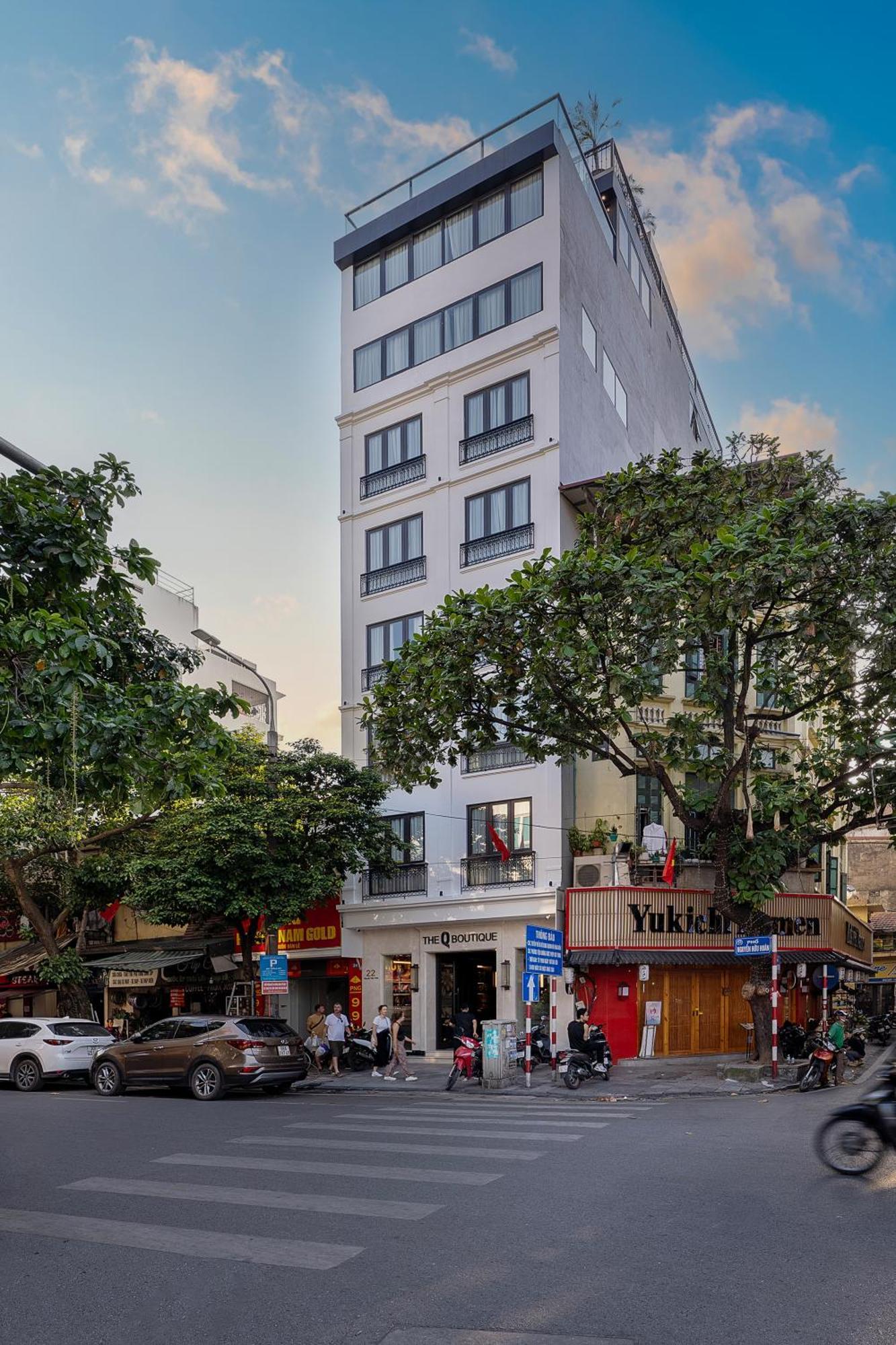 The Q Boutique Hotel Hanoi Exteriör bild